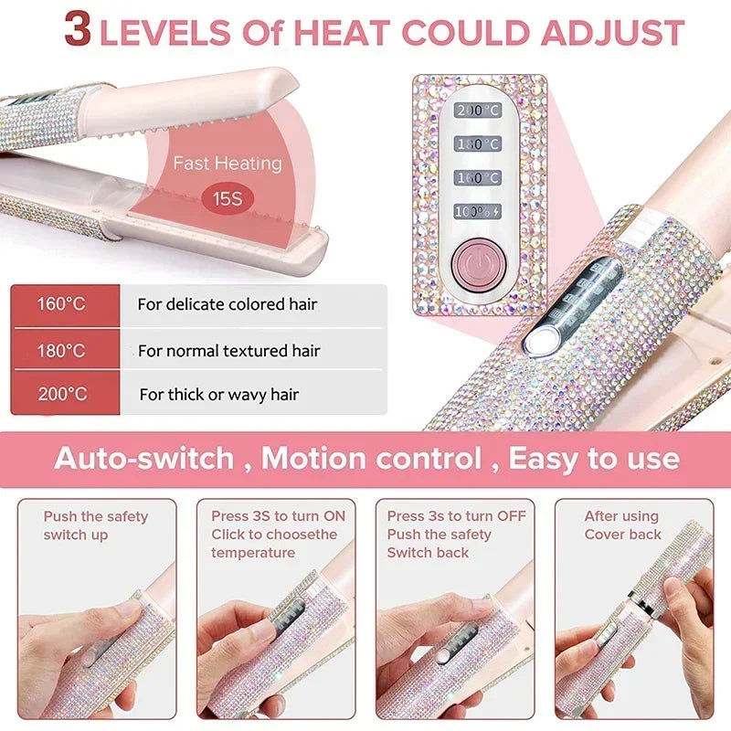 Wireless Hair Styler Brush